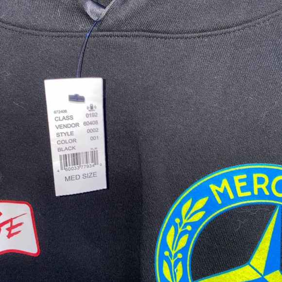 AWGE x Mercedes Benz black hoodie-new with tags - Picture 2 of 4